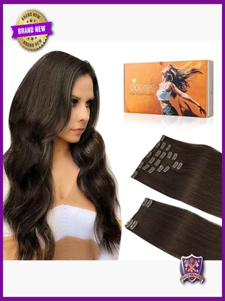 Clip In Human Hair Extensions 22 Inch 150g 9pcs Real Thick Straight Weft